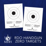 RDO Handgun Zero Targets