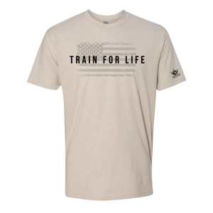 American Flag Train For Life Shirt
